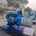 Air intake supercharging and intercooling engine